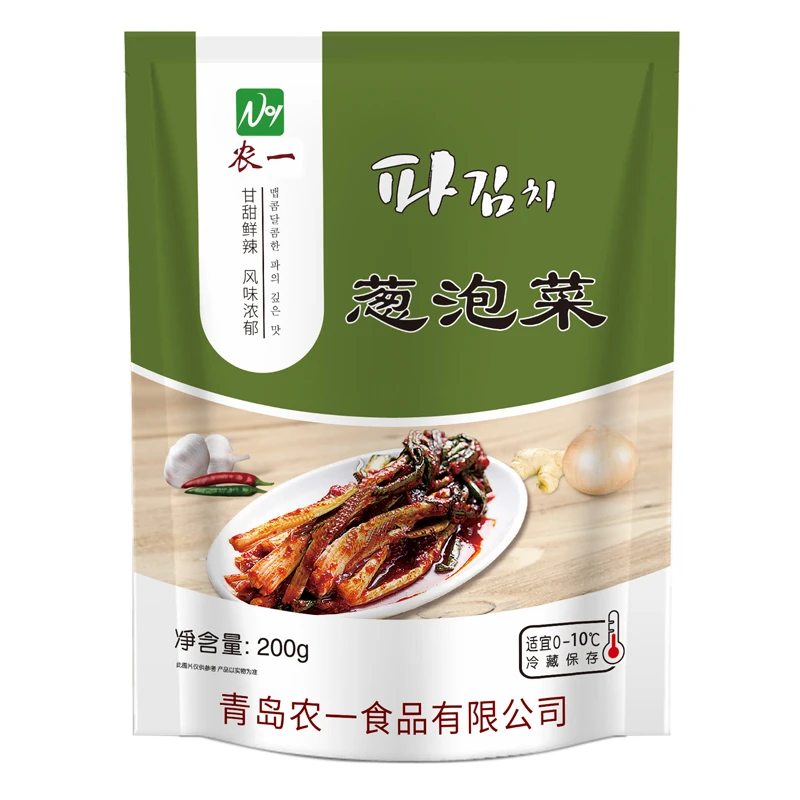农一韩式小葱泡菜下饭菜鲜辣可口腌制开胃小菜200g