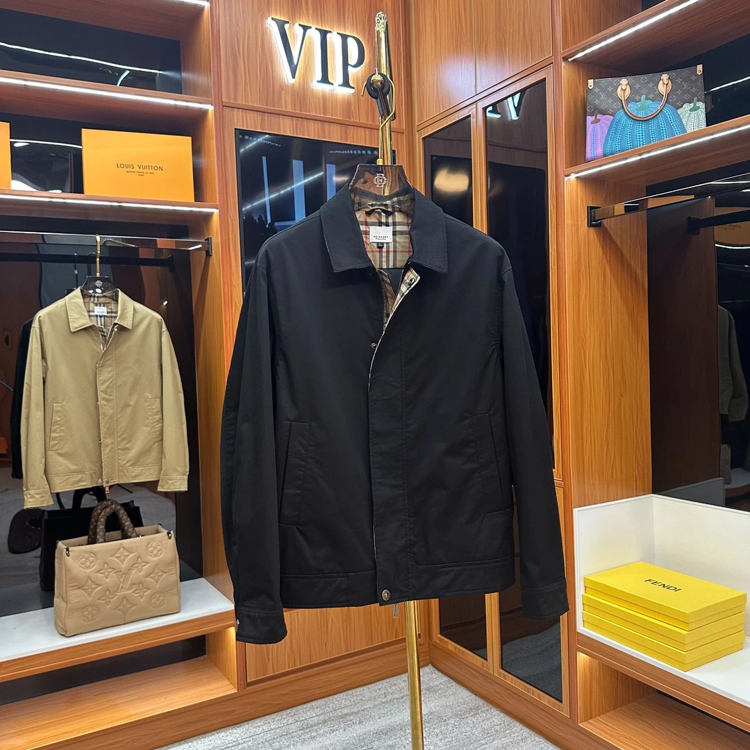 25春装新款显瘦百搭休闲设计师外套商务男士经典夹克#5367