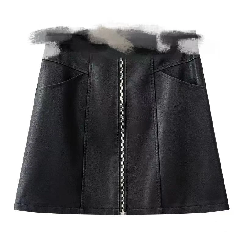 【井施】Z  2300   127  时尚气质半身皮裙