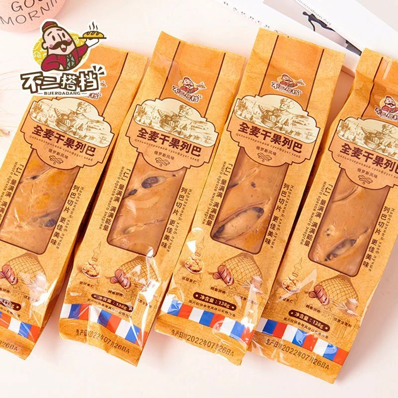不二搭档全麦干果大列巴品牌早餐开袋即食办公室充饥必备零食美味