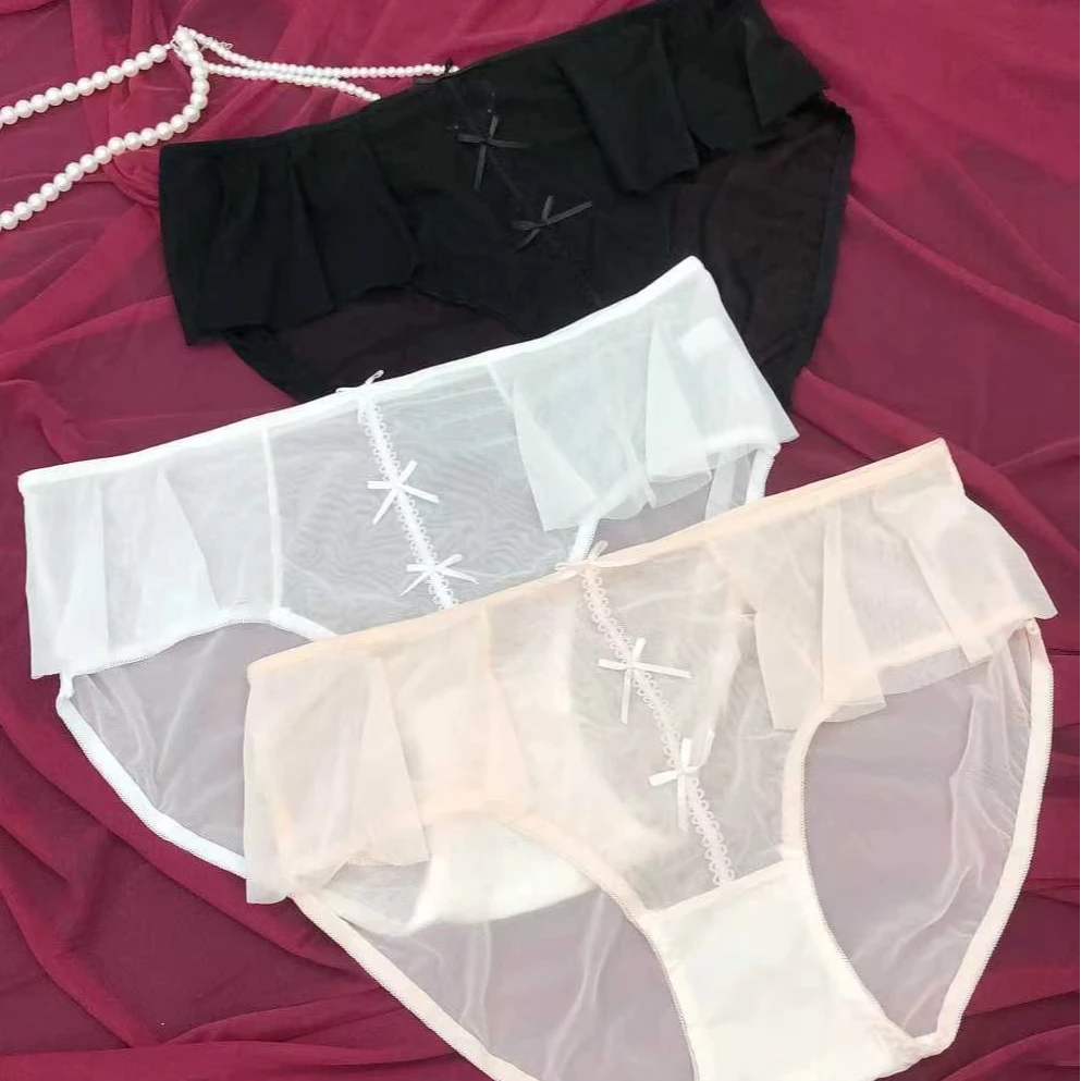 8991性感180斤大码女士内裤蕾丝时尚中腰简约薄款舒适