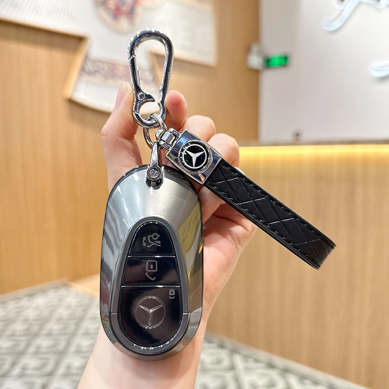 游派适用于奔驰24款c260l钥匙套glc300l车e300l扣eqe壳glb新s级c2