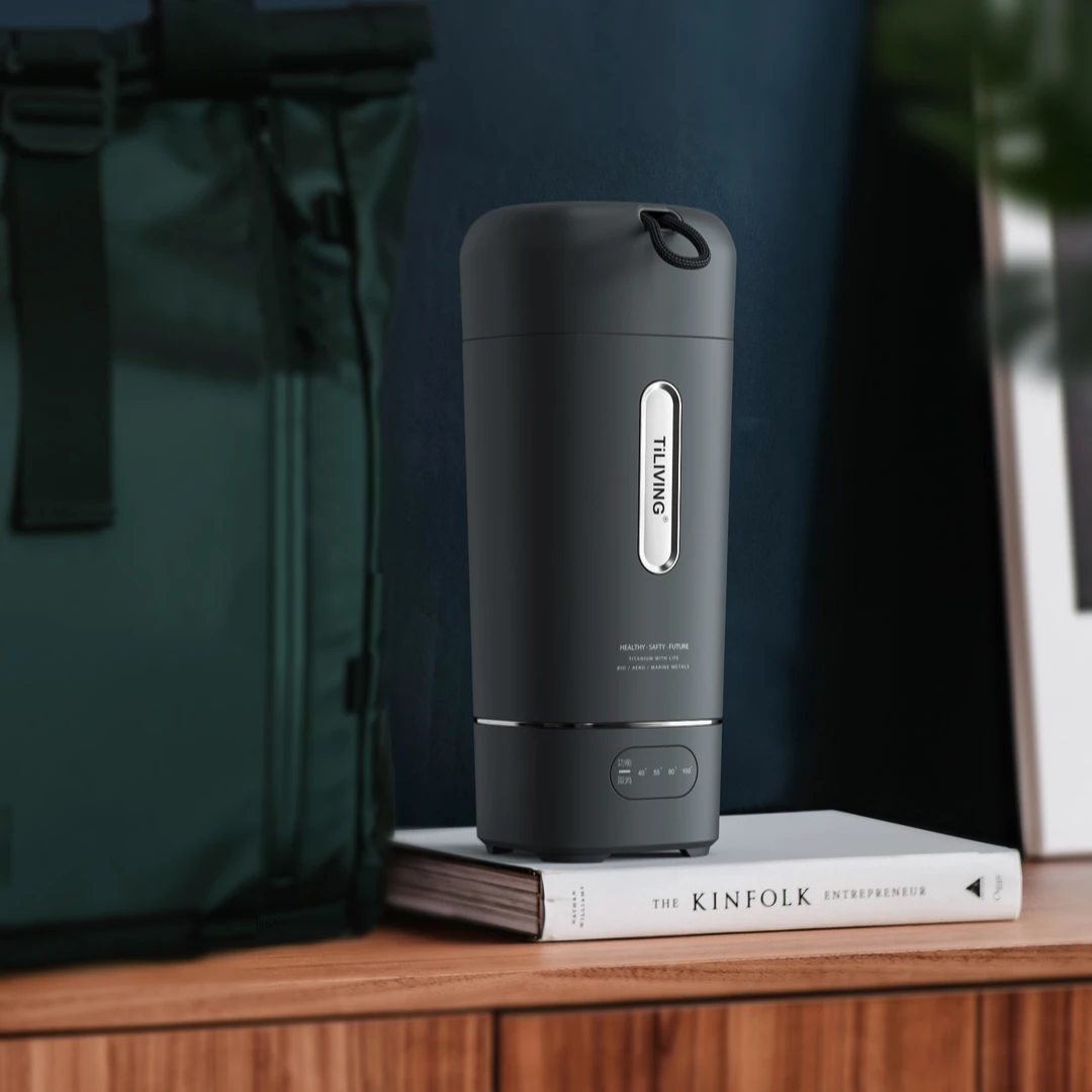 TILIVING/钛立维嘟嘟专属 纯钛便携烧水杯恒温烧水杯保温杯旅行