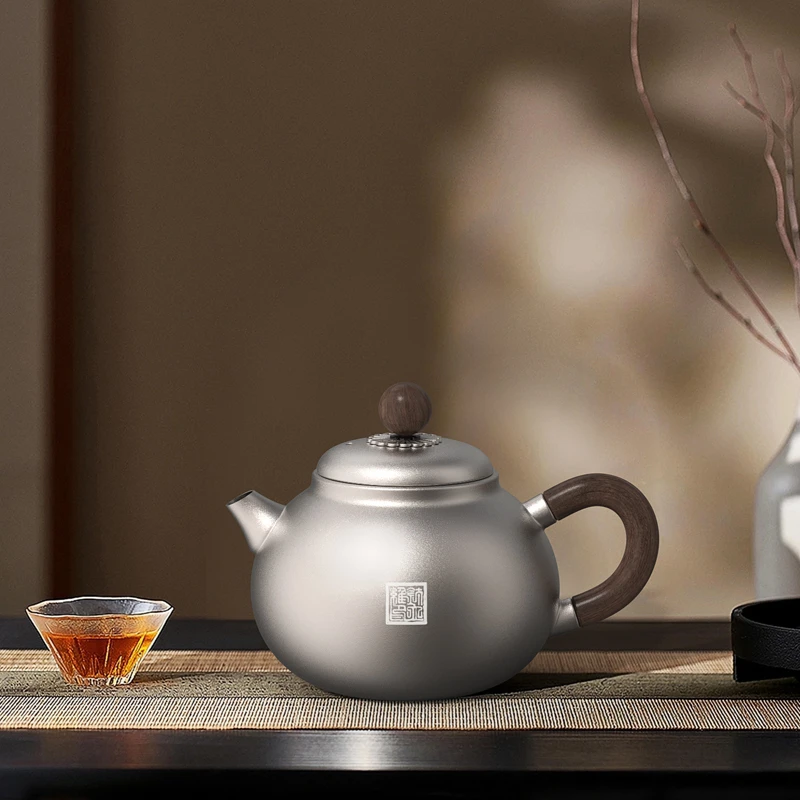 TILIVING/钛立维纯钛壶煮茶器小泡茶壶煮茶壶