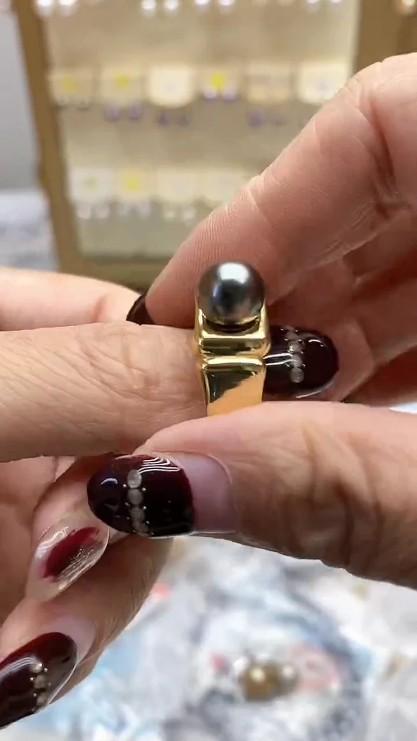 【闪购商品】海水珍珠戒指银S925镶嵌2