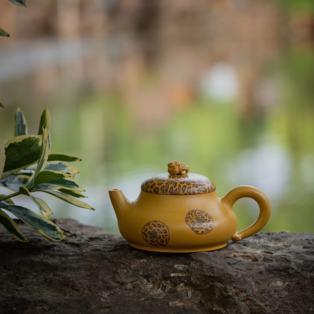 【珽专属】福豹（八）范陶琦制 黄金段 122cc 家用紫砂壶泡茶茶壶