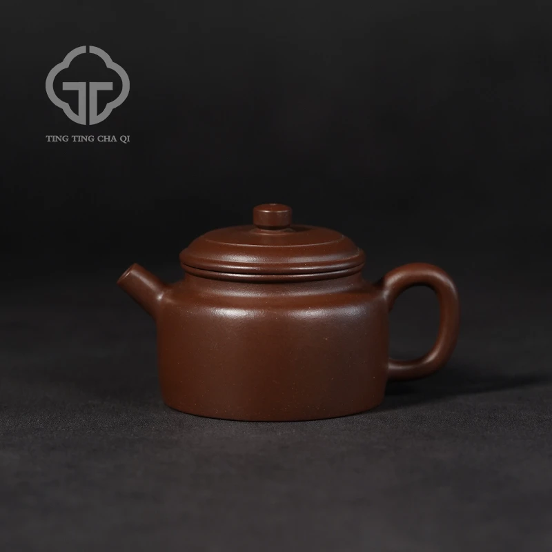 珽珽茶器 王玮制 德钟壶 紫泥 130cc 紫砂壶家用泡茶茶具