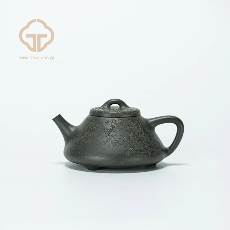 珽珽茶器 子冶石瓢（梅花）郑双双制 青段 145cc 紫砂壶茶壶