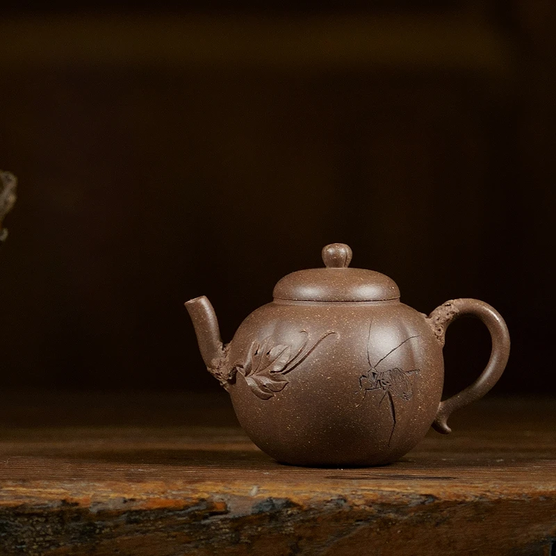 珽珽茶器 陶君制 老段泥 天趣壶 150cc 紫砂壶家用泡茶茶具