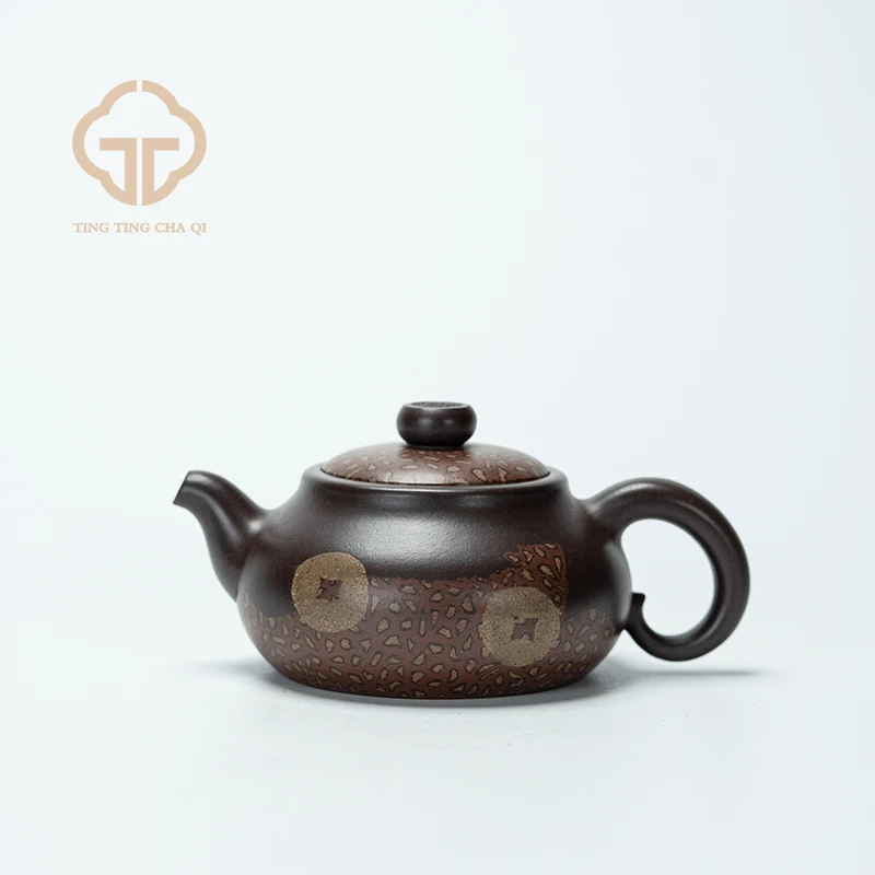 珽珽紫砂丨范陶琦 金钱豹（一）紫茄泥 200cc-CJ