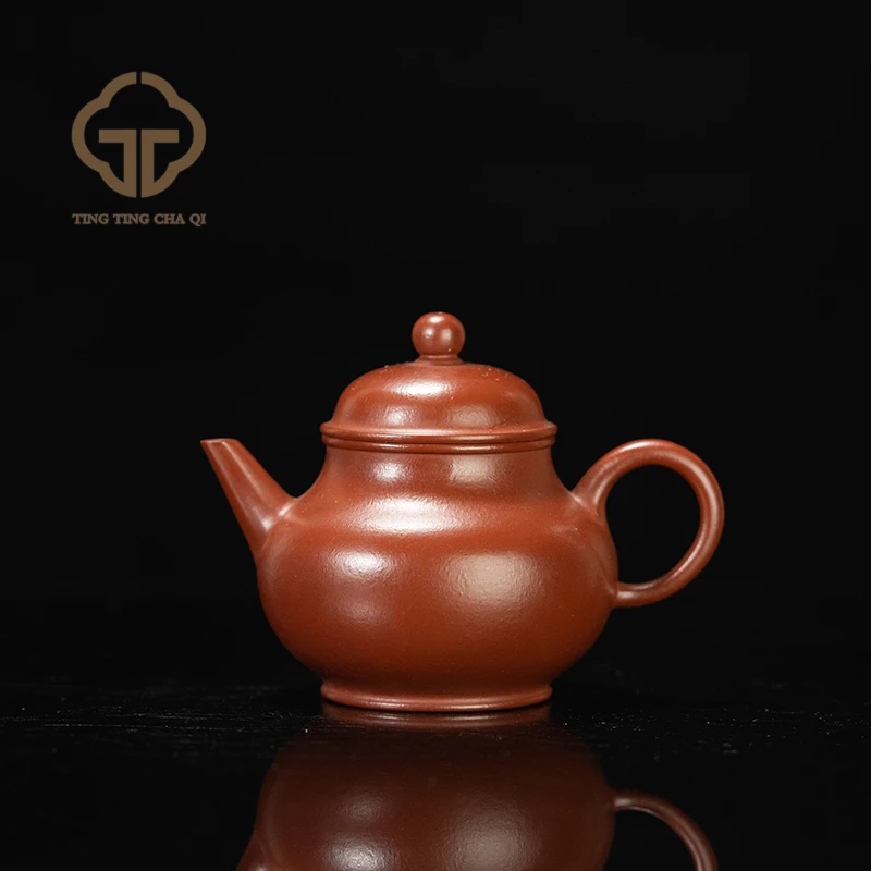 芭乐水平 杨志制 朱泥 100cc 紫砂壶家用茶壶