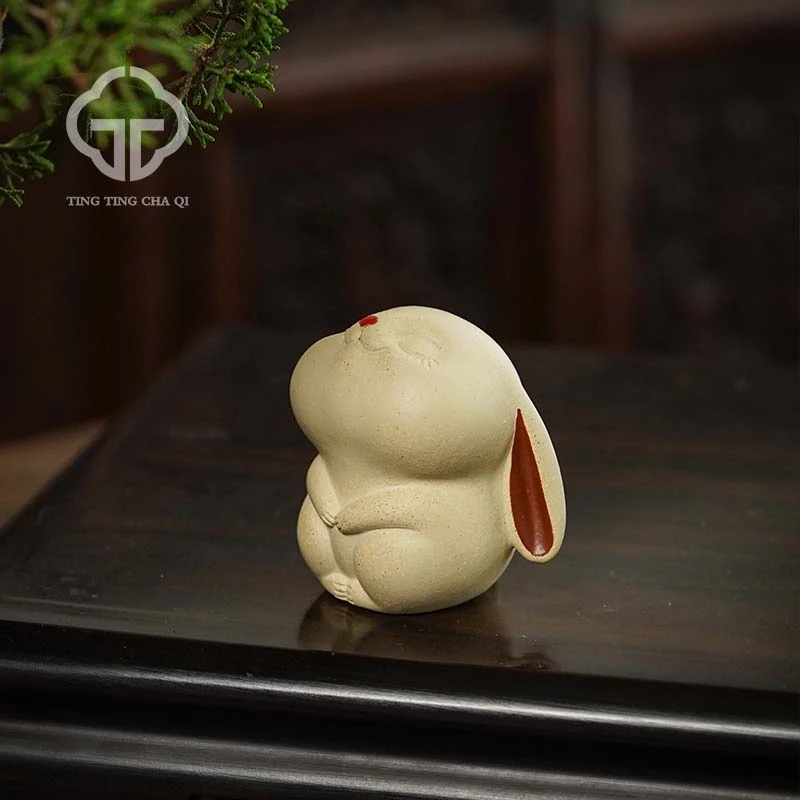 【砂界】大望月兔 紫砂茶宠 茶周边茶具茶道可爱