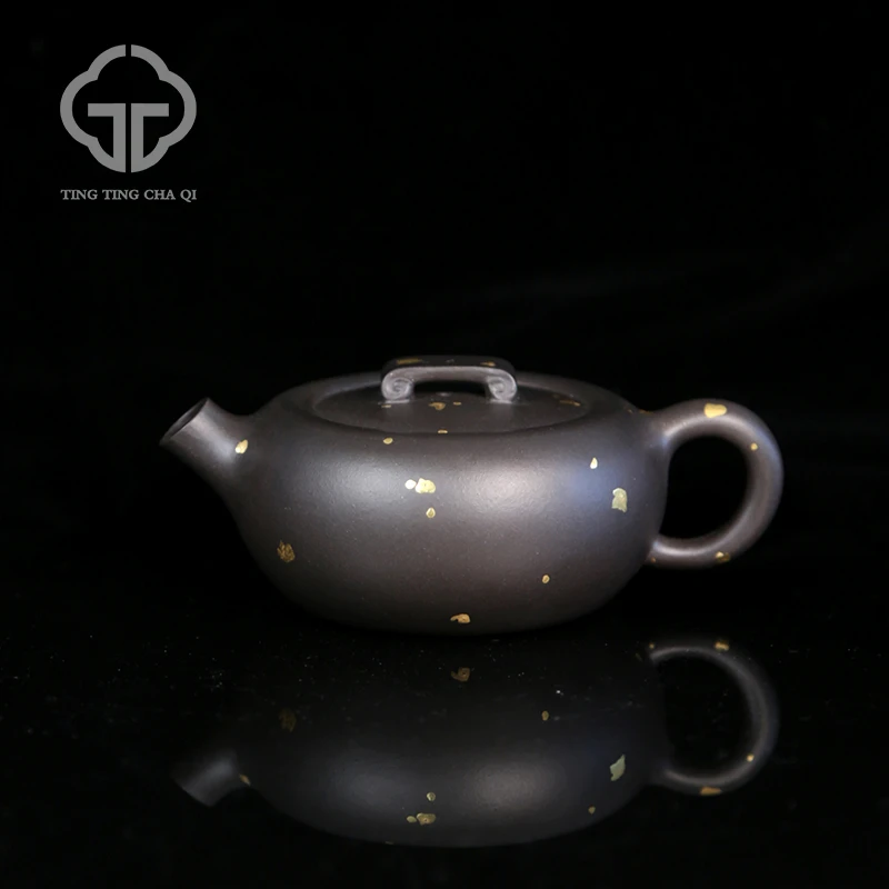 珽珽茶器 祥丰泰·泰记 周骎璐制 予棋 黑料 150cc 家用紫砂茶