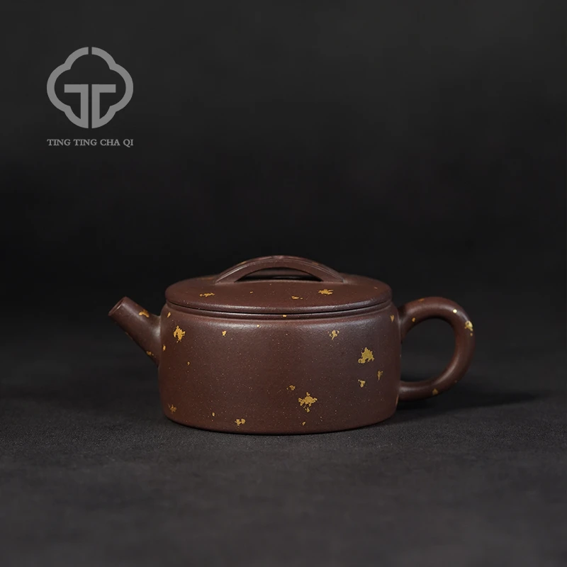 【珽仓破价】吴晨制 洒金汉瓦 紫泥 175cc 紫砂壶家用泡茶茶具