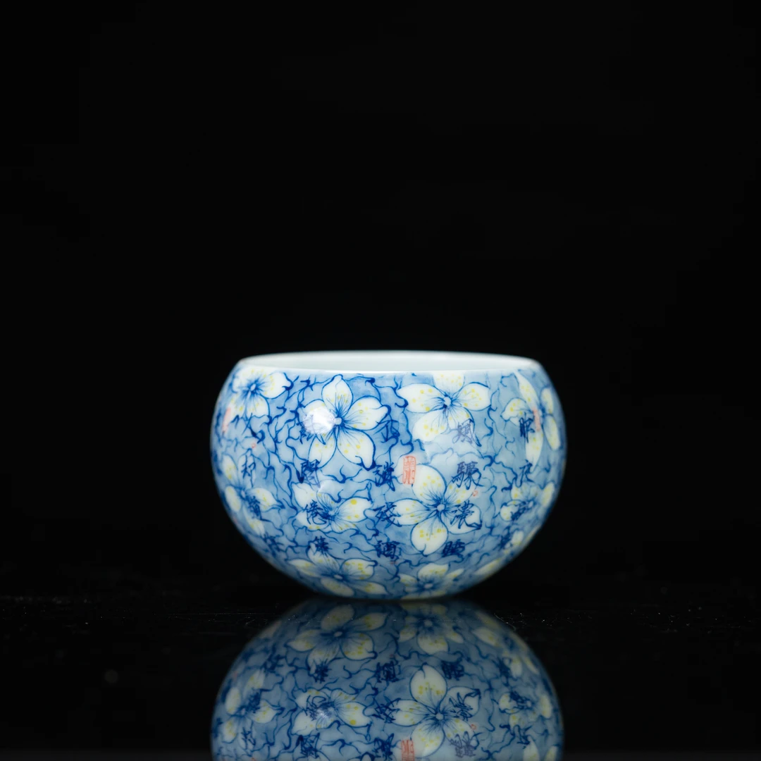 画堂春 知否圆融杯 117cc手工手绘家用茶具