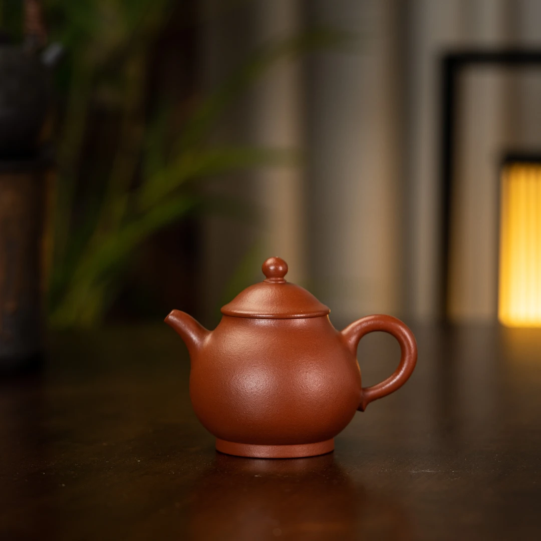 伯俊潘 陈洁制 老朱砂 150cc 家用紫砂壶泡茶茶具