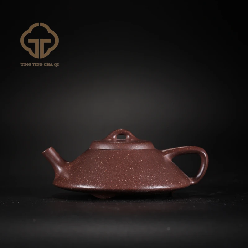 祥丰泰 合瓢 紫泥调砂150CC（款印祥丰泰） 家用紫砂壶茶具