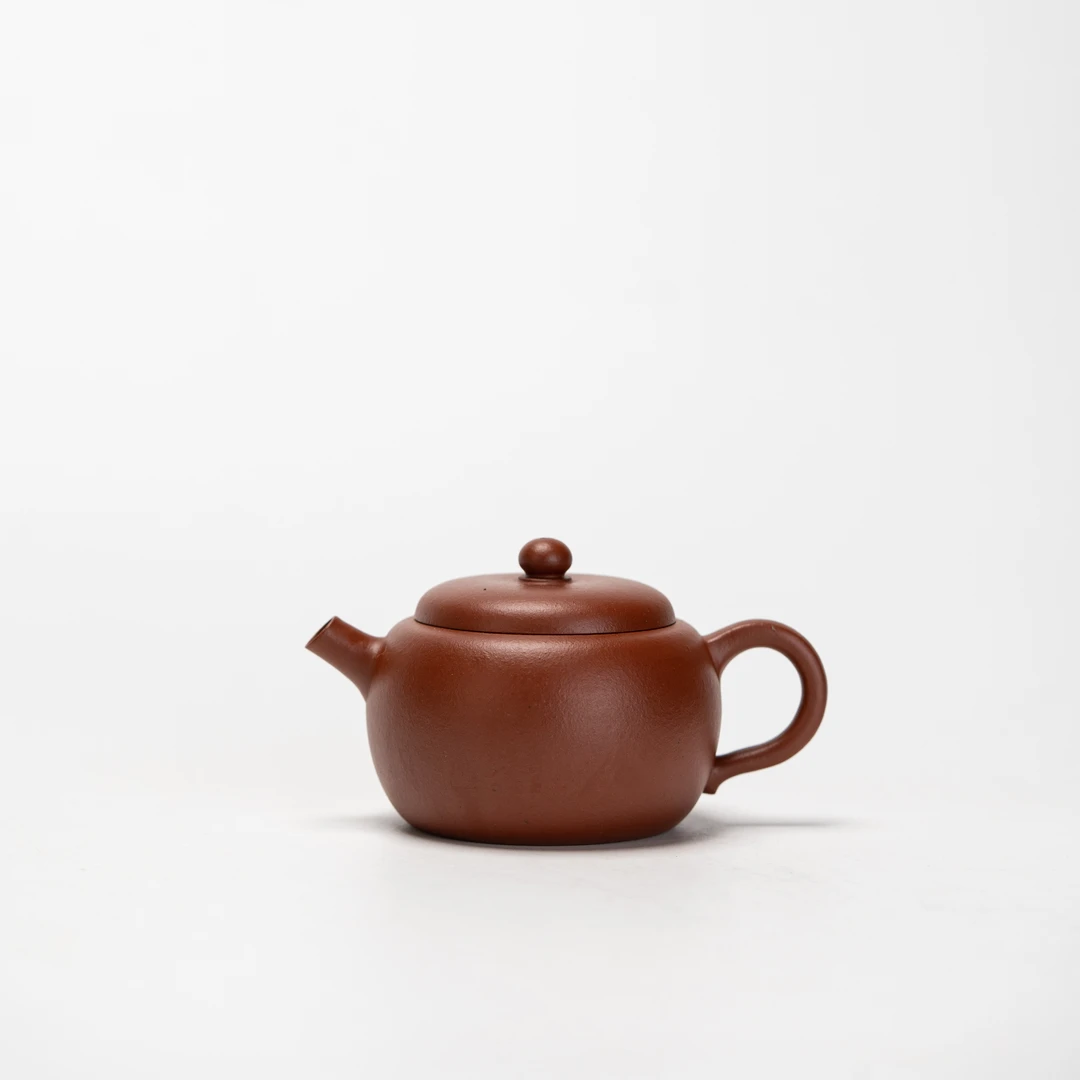 珽珽茶器 香玉堂 广口文旦 朱泥 115cc 家用紫砂壶