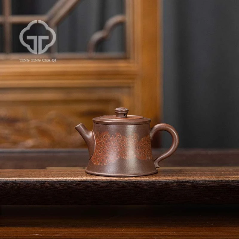 珽专属【小福豹】福豹十 范陶琦制 红紫泥 90cc  紫砂壶泡茶茶壶