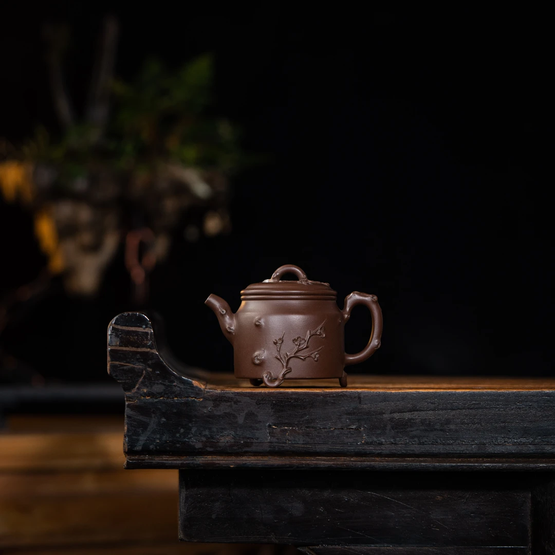 正春 陈轶男制 家藏紫泥 100cc紫砂壶