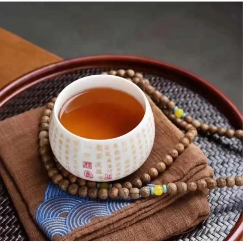 【闪购商品】羊脂玉瓷大号陶瓷主人杯茶杯A0403