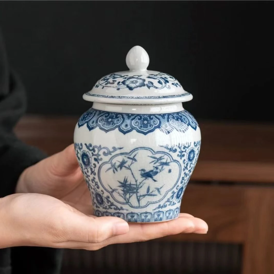 【闪购商品】青花茶叶罐单个装S5601