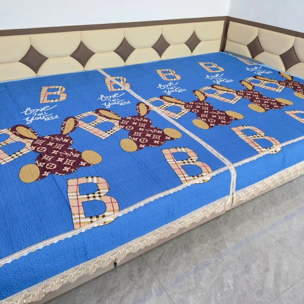 断码3.5米雪花棉四季款榻榻米床单防滑加厚床盖可机洗