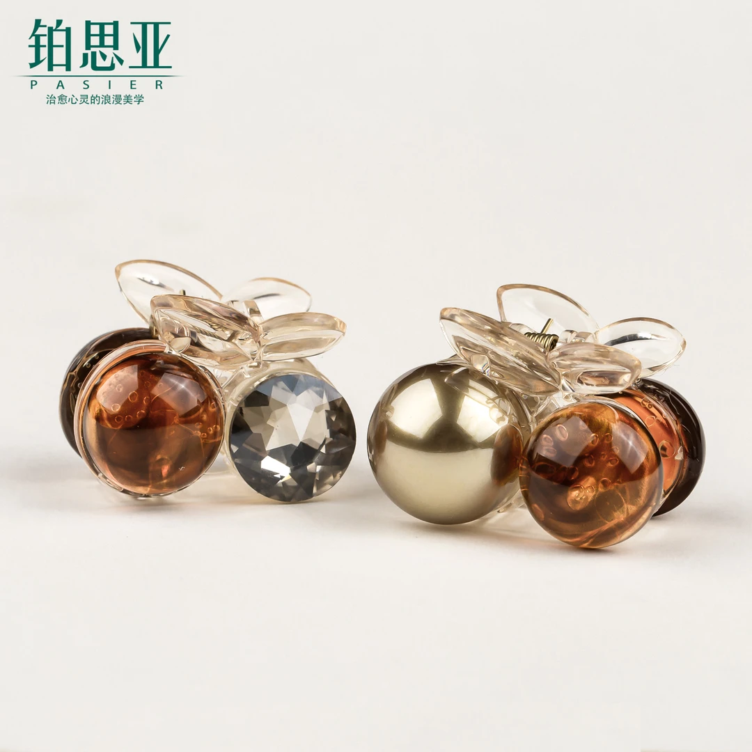 铂思亚【闪耀樱桃】气质迷你可爱简约精致优雅小抓夹 FS9018