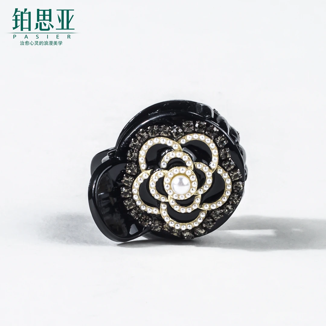 铂思亚气质浪漫简约百搭抓夹   FS8063黑