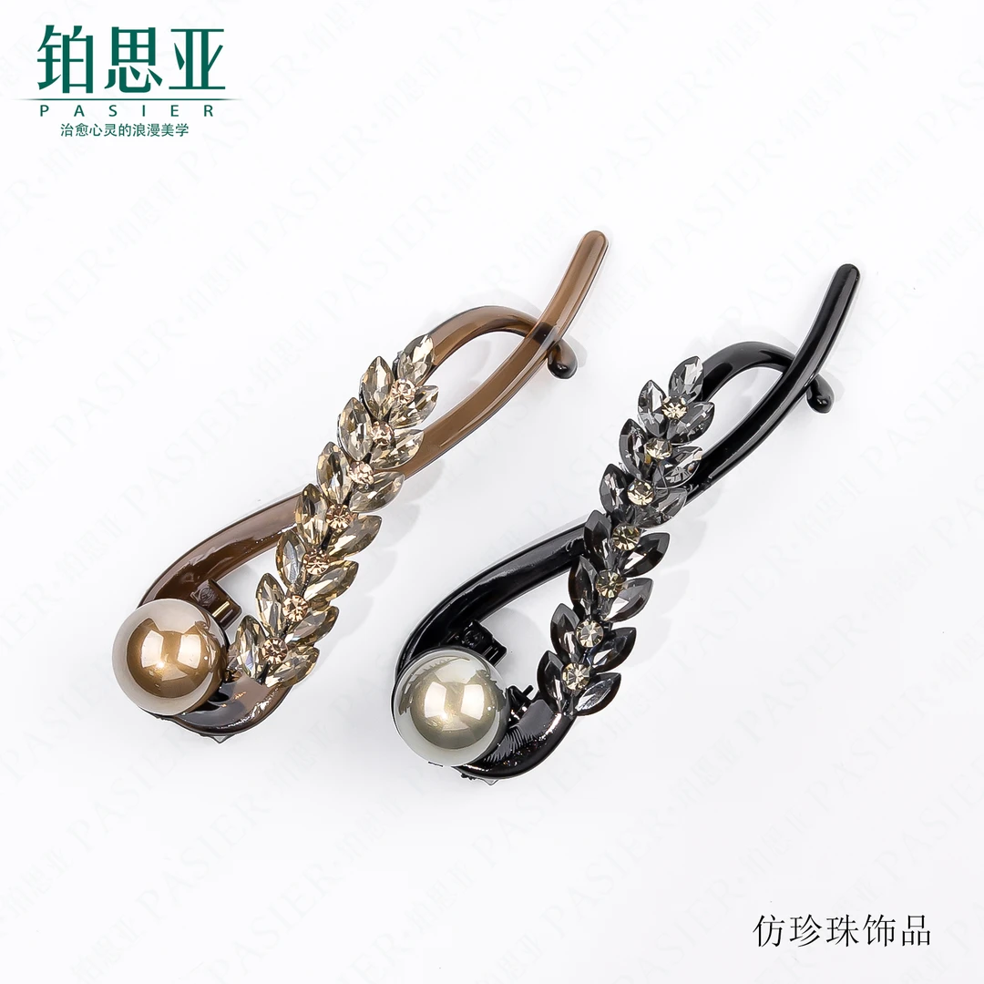 铂思亚 穗月星河 11厘米麦穗夏季法式百搭新款扭扭夹FB273