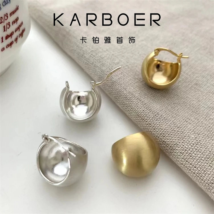 合金合成锆石耳饰 精致百搭春素款季穿搭首饰法式耳环DR