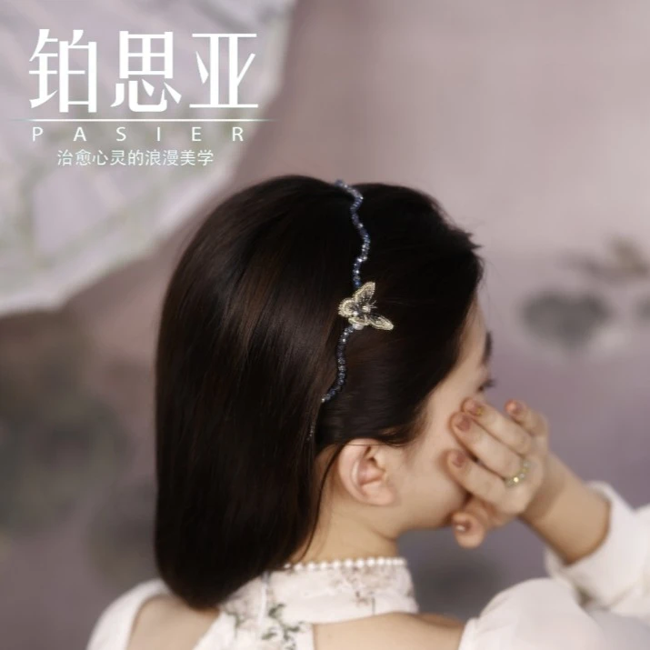 铂思亚手工气质百搭浪漫优雅超仙发箍FS997