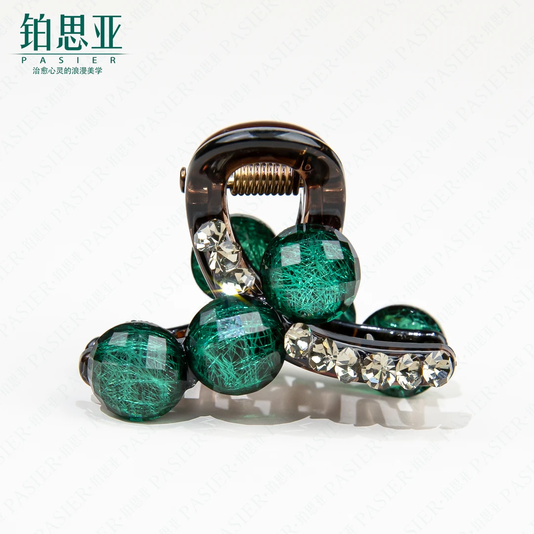 铂思亚 椰云 4公分小清新气质亚克力小抓夹