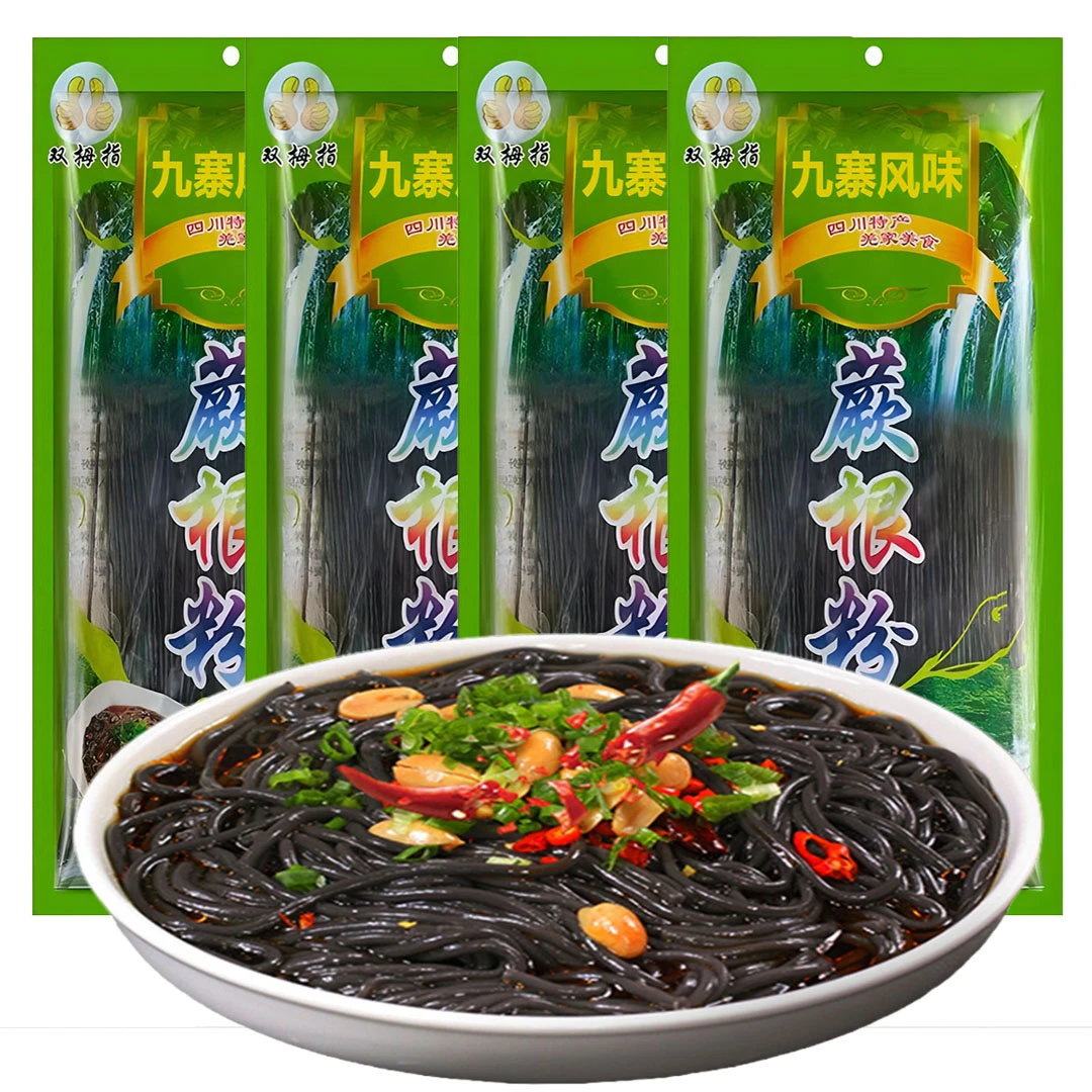 双拇指200g*4袋蕨根粉凉拌散装劲道条粉丝酸辣粉正宗四川重庆特产