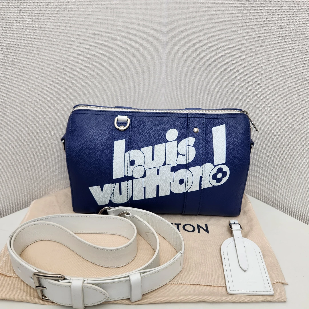 99新 LouisVuitton/路易威登 坤 98新限量city keepall27单肩包