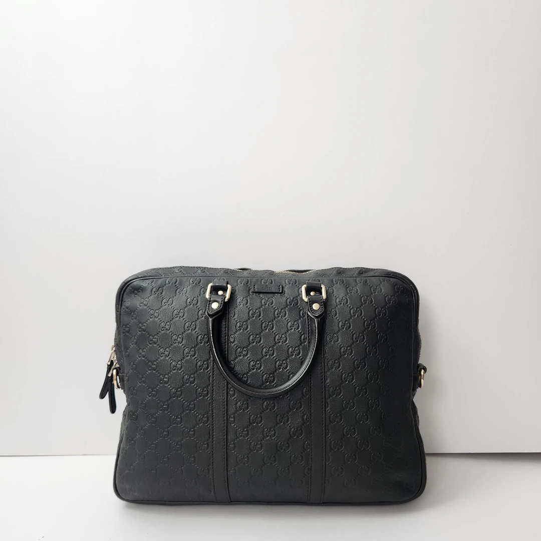 95新 GUCCI/古驰 共 皮压花公文