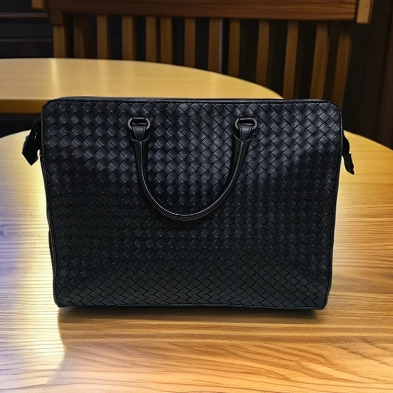 95新 BOTTEGA VENETA/葆蝶家 高公价手工编织公文包