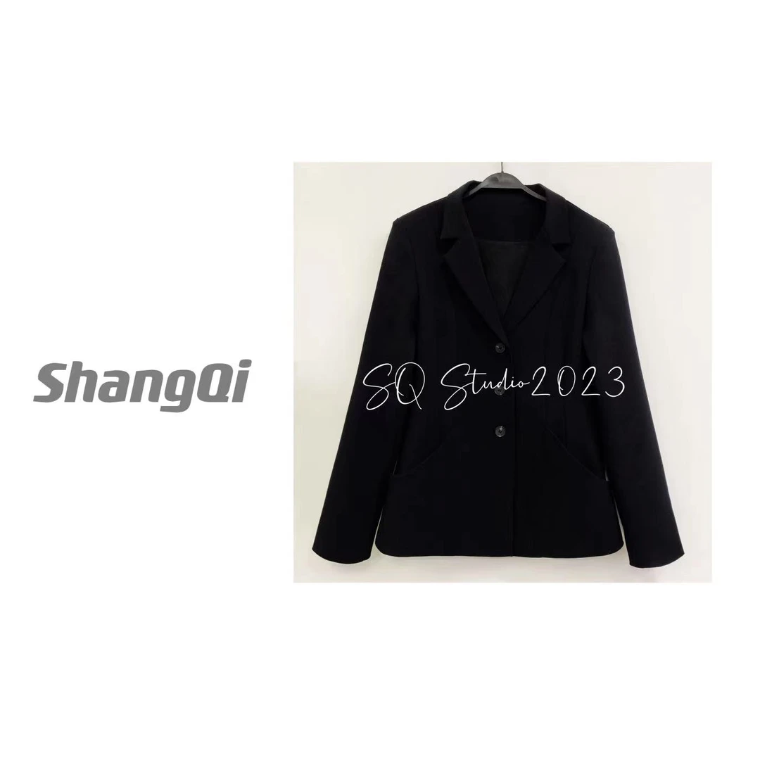 【压轴西装】高端秋季简约气质显瘦上衣--Q-Z1436卡码拍小