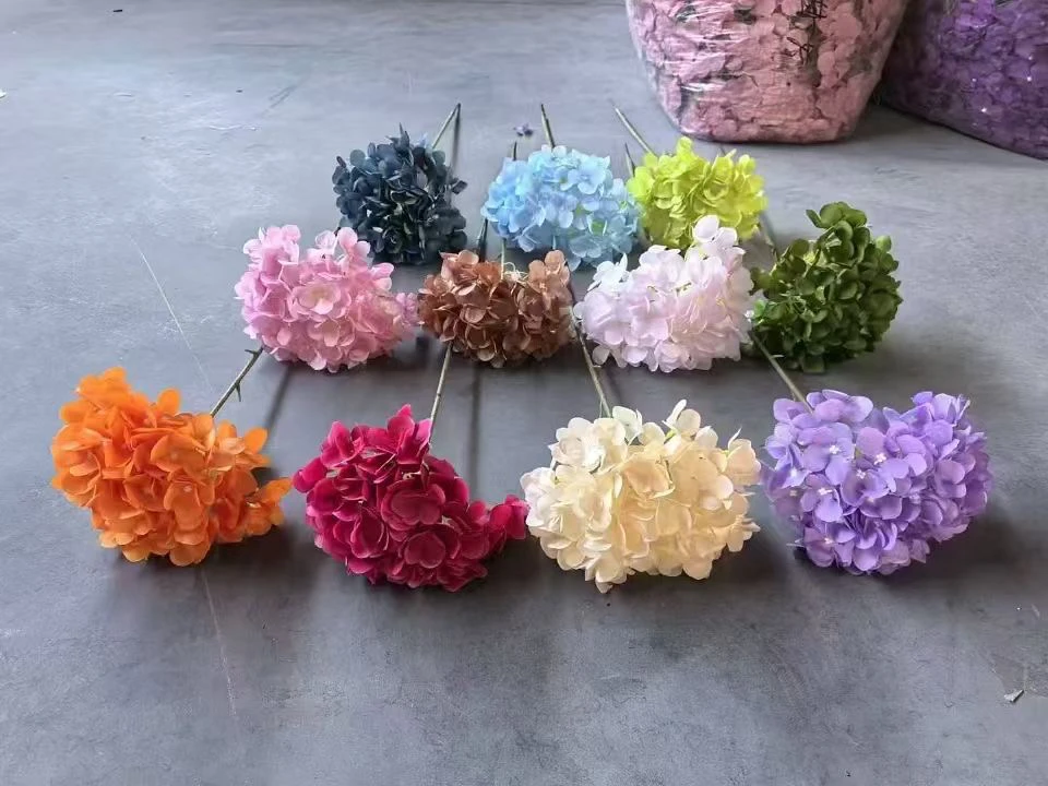 仿真72片大绣球 多色可选 50只