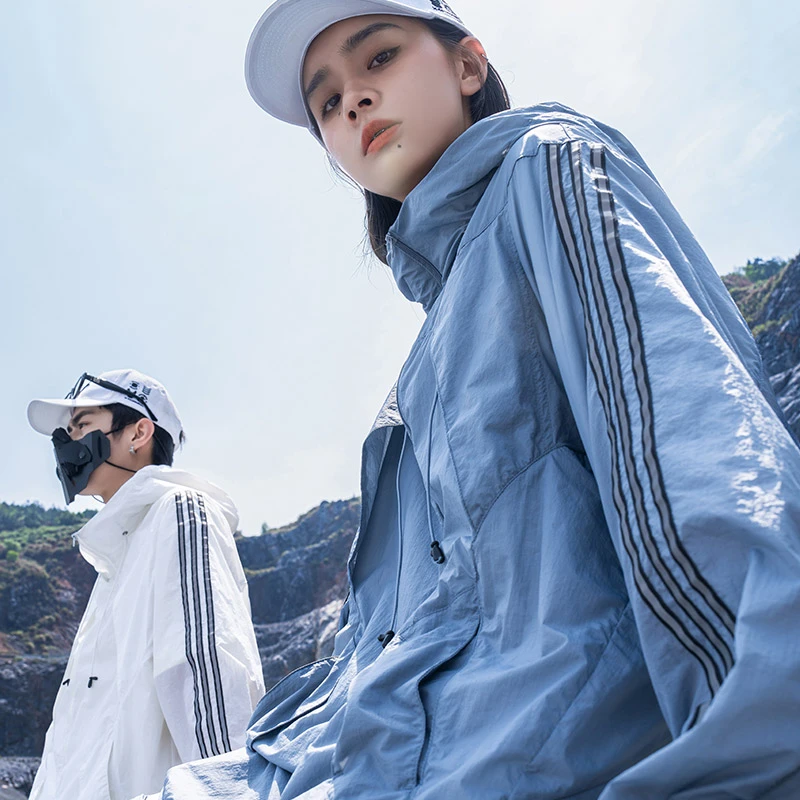 AOGZ夏季2025新款薄款外套男女生户外钓鱼防晒服upf100反光防晒衣