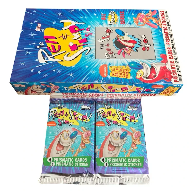【马男】topps 1993莱恩和史丁比集换棱镜卡盒（代拆）