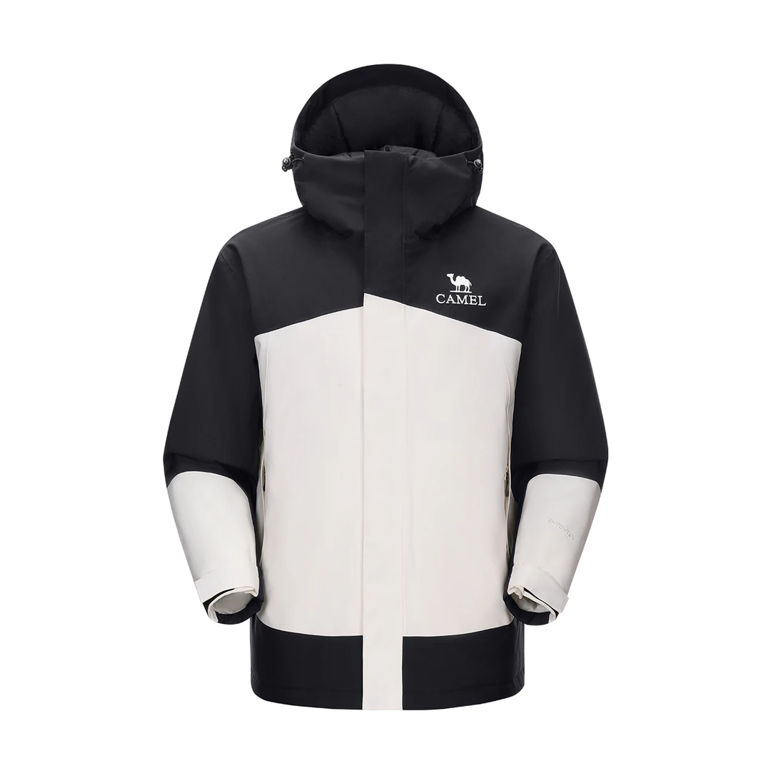 骆驼户外夹棉冲锋衣防水棉服外套男2024新款加厚登山服爬山衣9733