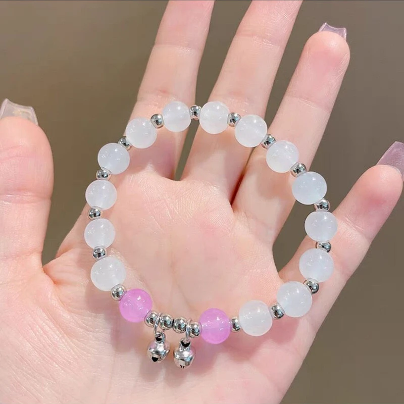 粉色铃铛手串 包邮到家（随机发货）