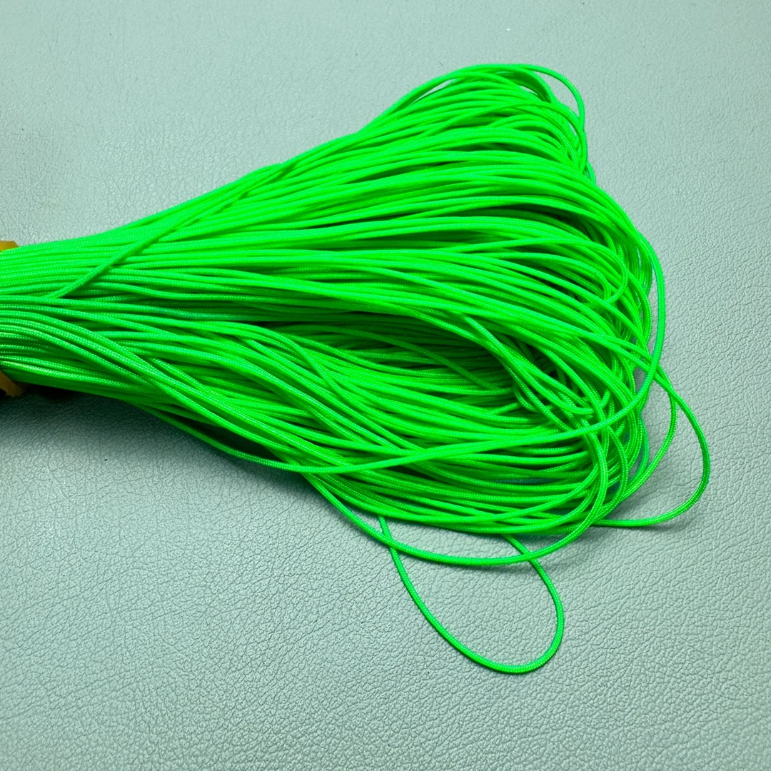 绿色护线绳保护主线增加鱼线结节拉力长期连接值金刚结8字环加固