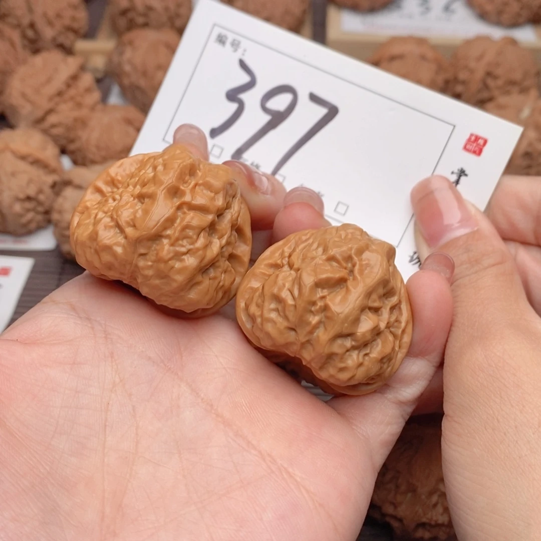 文玩核桃吊坠38蛤蟆头397号牌