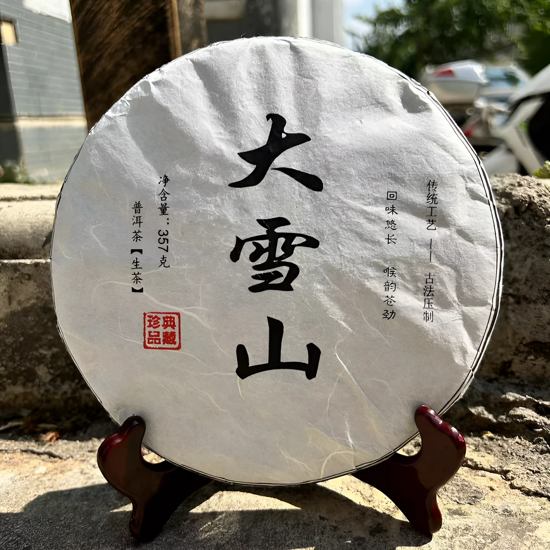 大雪山春茶饼357克2023年传统工艺生产回味