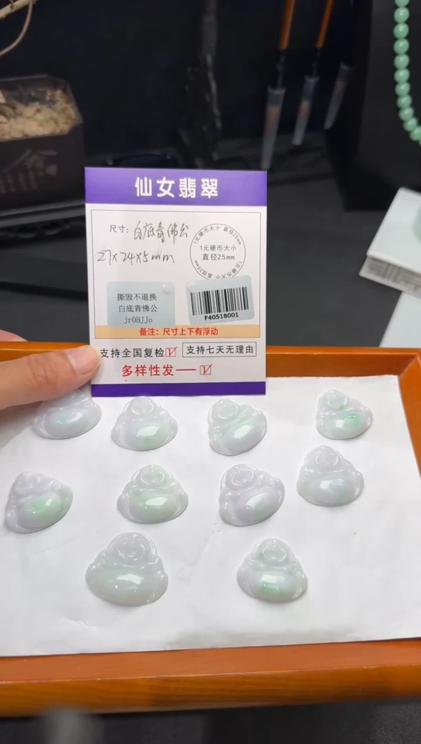 【闪购商品】翡翠吊坠(不含链)未镶嵌多样性发货一件（配绳）