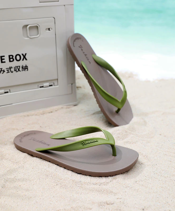 新款越南橡胶轮胎底人字拖男夏季外穿凉鞋防滑沙滩休闲夹脚拖鞋男