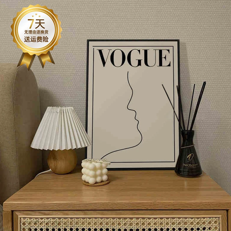 家居桌面小摆件时尚封面海报卧室梳妆台装饰画鞋柜酒柜床头柜摆件