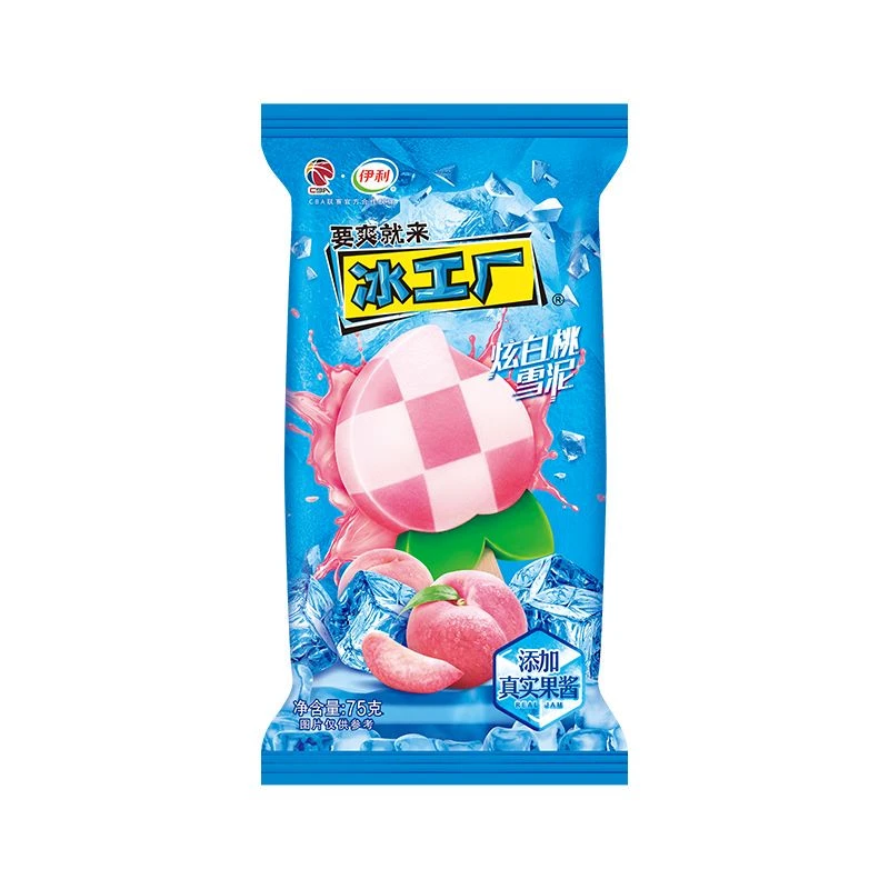 伊利冰工厂炫系列雪糕   三口味炫爽前锋炫白桃山楂爽蜜桃